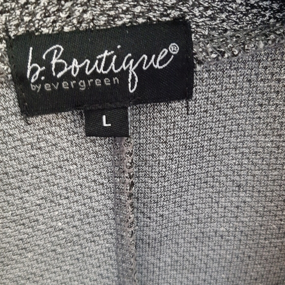 L. BOUTIQUE- Grey open front jacket/blazer for women - Size L - Picture 8 of 9